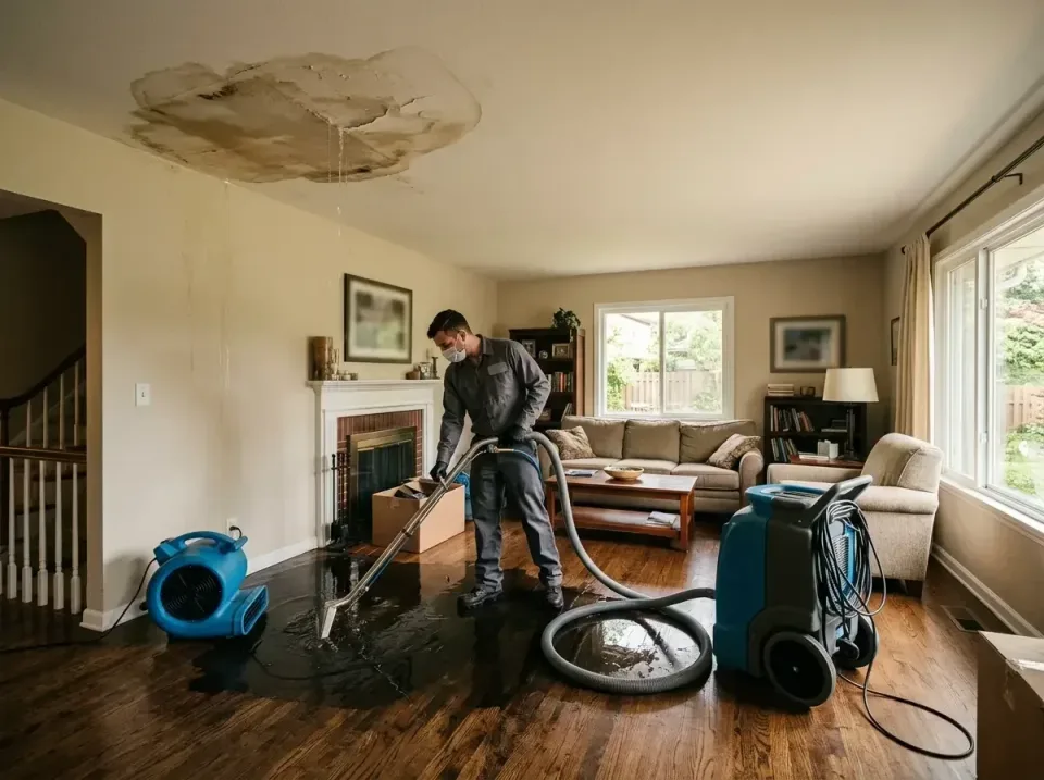 attic-pipe-burst-ceiling-drip-008 — frequently asked questions, Water Damage Restoration & Carpet Care in Mount Olive, NC